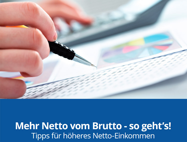Jetzt Tipps für mehr Nettogehalt downloaden