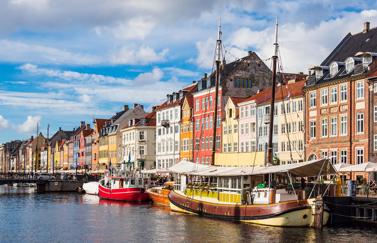 Hafenviertel Nyhavn in Kopenhagen