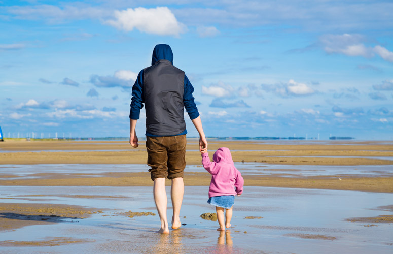 Wattwanderung an der dänischen Nordsee
