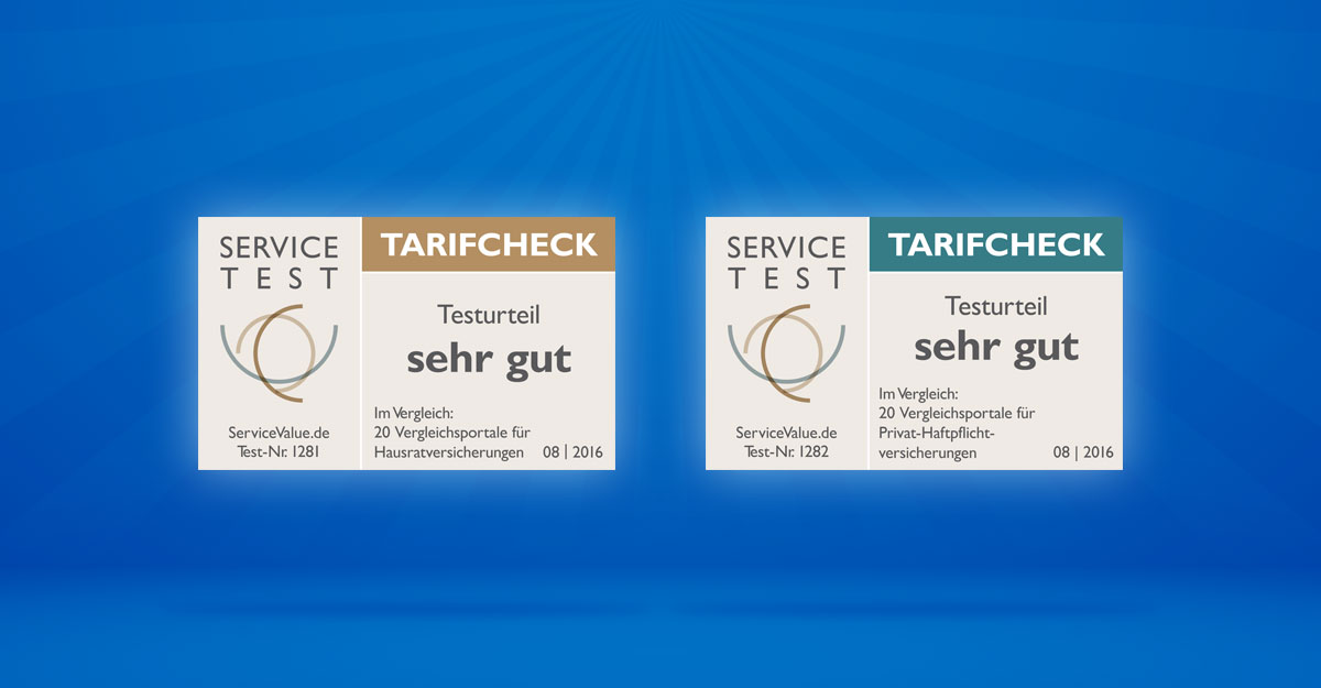 Tarifcheck24: Schon wieder preisgekrönt.